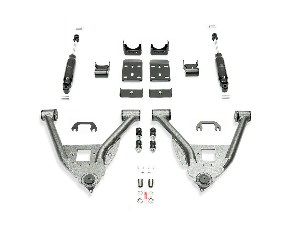 2014-2018 GM1500 (ALUMINUM/STAMPED) 3/5 LOWERING KIT SINGLE CAB by IHC Suspension