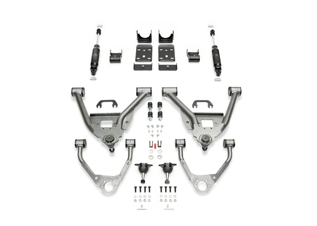 2014-2018 GM1500 (ALUMINUM/STAMPED) 4/6 LOWERING KIT EXTENDED/CREW CAB by IHC Suspension
