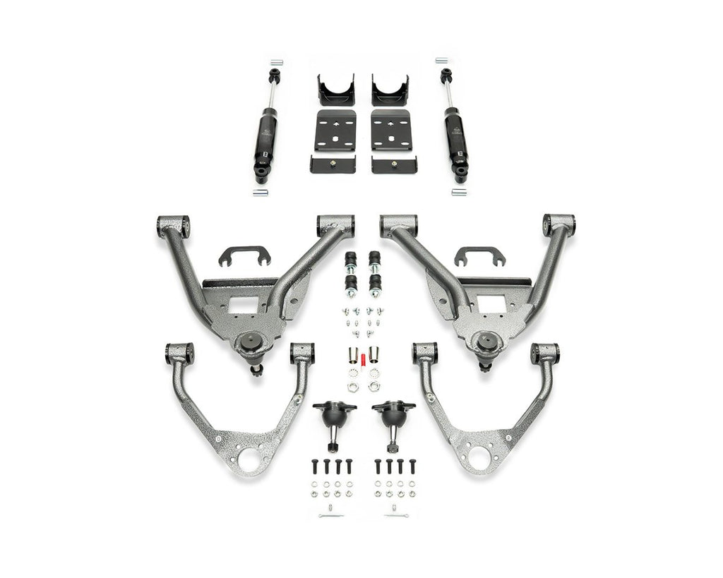2014-2018 GM1500 (ALUMINUM/STAMPED) 4/6 LOWERING KIT SINGLE CAB by IHC Suspension