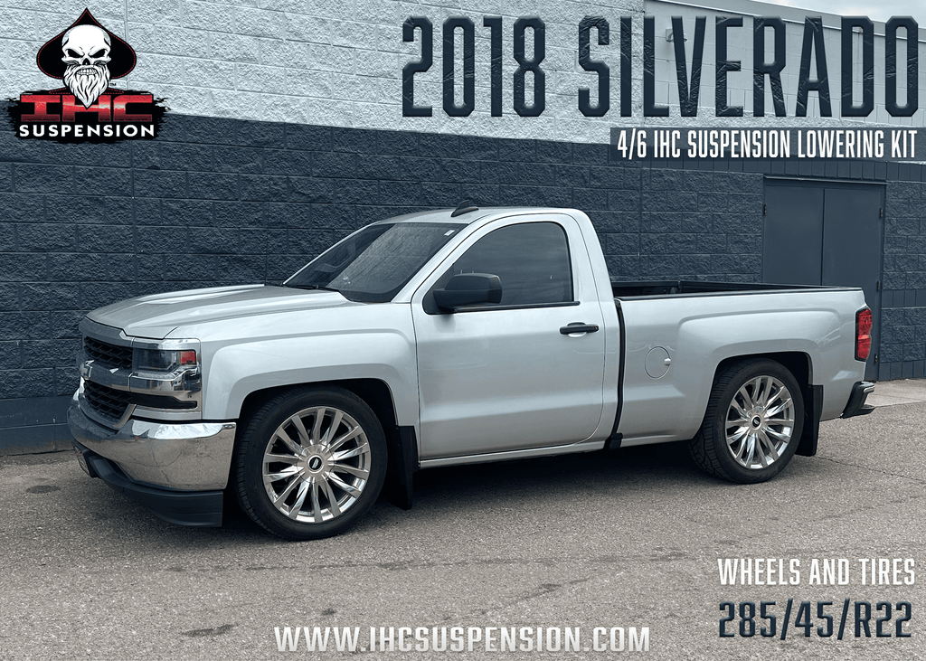 2014-2018 GM1500 (ALUMINUM/STAMPED) 4/6 LOWERING KIT SINGLE CAB by IHC Suspension – product detail 8