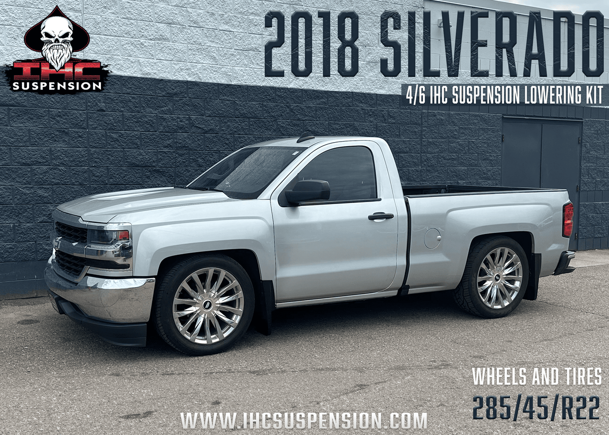 2014-2018 GM1500 (ALUMINUM/STAMPED) 4/6 LOWERING KIT SINGLE CAB by IHC Suspension – product detail 8
