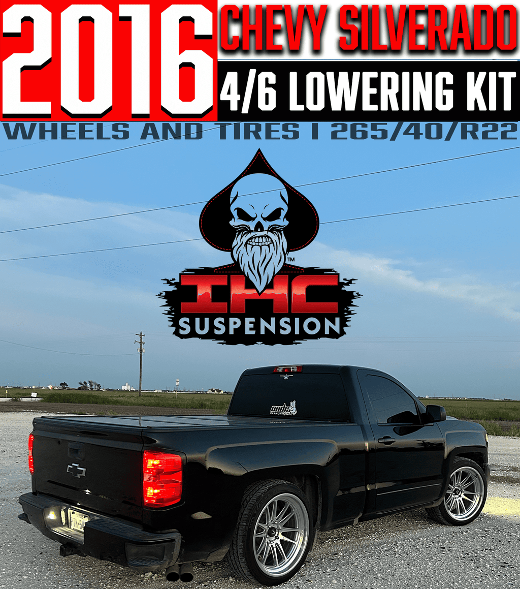 2014-2018 GM1500 (ALUMINUM/STAMPED) 4/6 LOWERING KIT SINGLE CAB by IHC Suspension – product detail 9