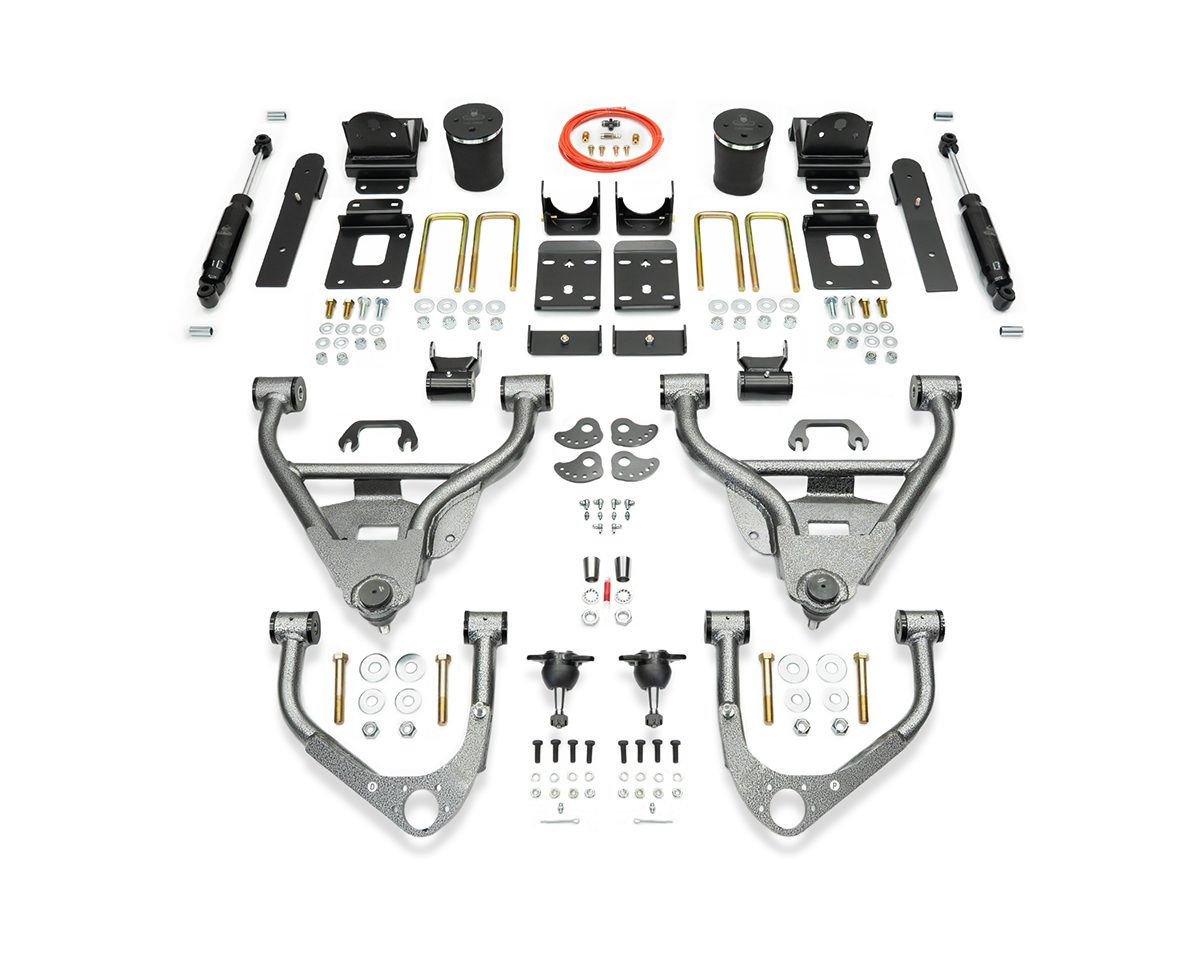 2019-PRESENT GM1500 3/5 LOWERING KIT W/ HELPER BAGS by IHC Suspension