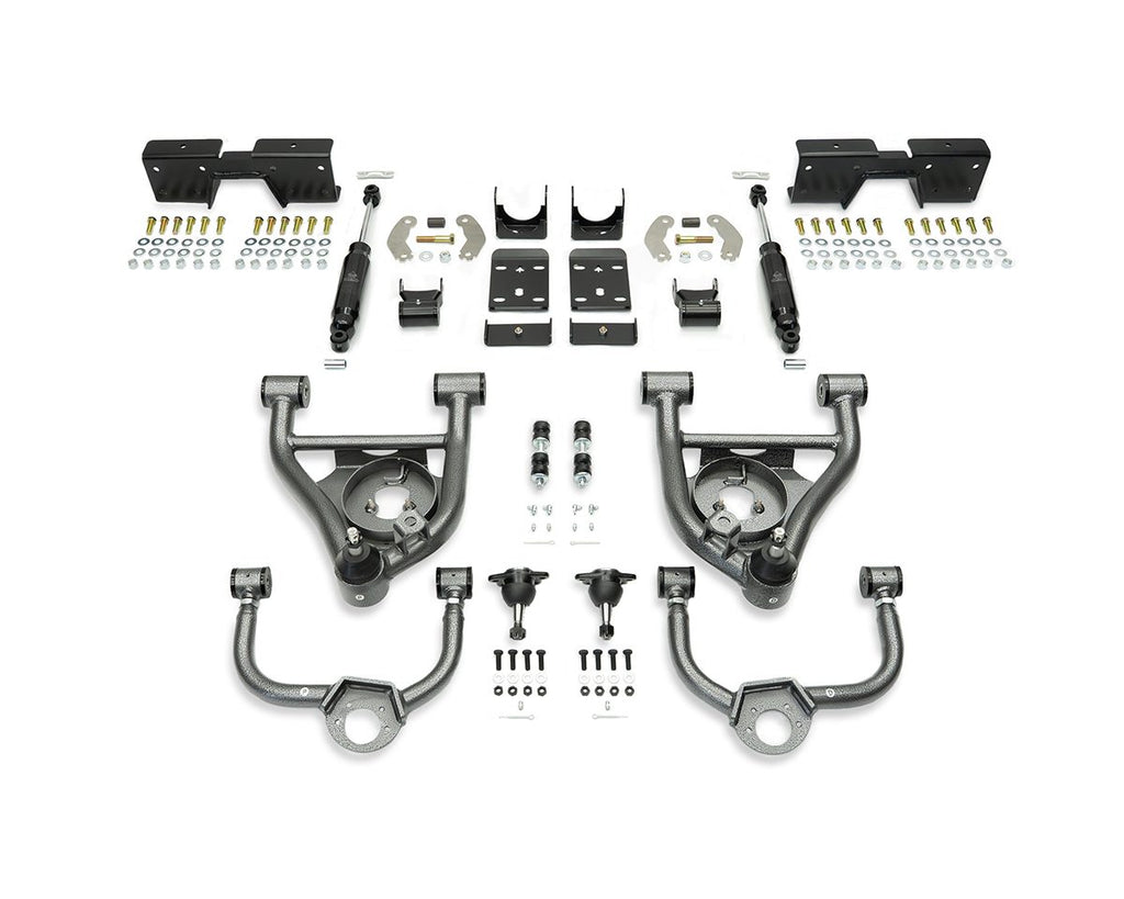1988-1998 C1500 3/5 LOWERING KIT W/ BOLT ON C-NOTCH by IHC Suspension