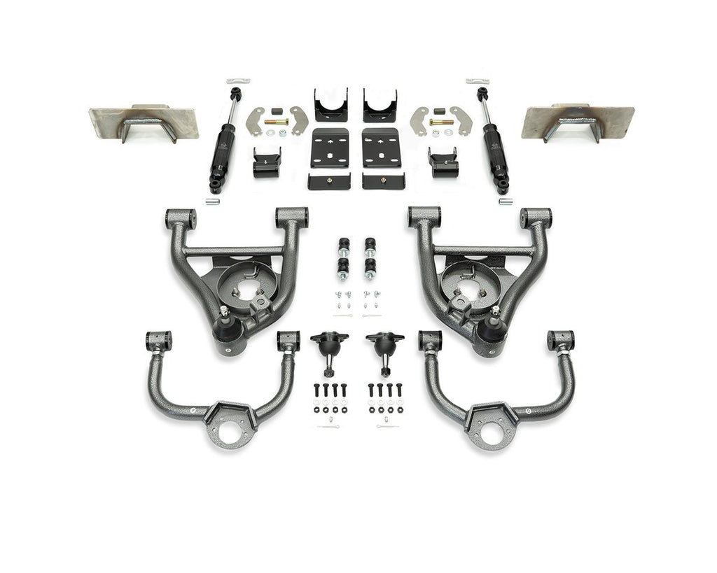 1988-1998 C1500 3/5 LOWERING KIT W/ WELD ON C-NOTCH by IHC Suspension