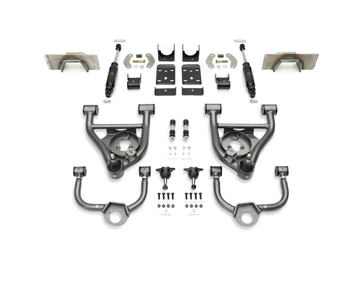 1988-1998 C1500 3/5 LOWERING KIT W/ WELD ON C-NOTCH by IHC Suspension