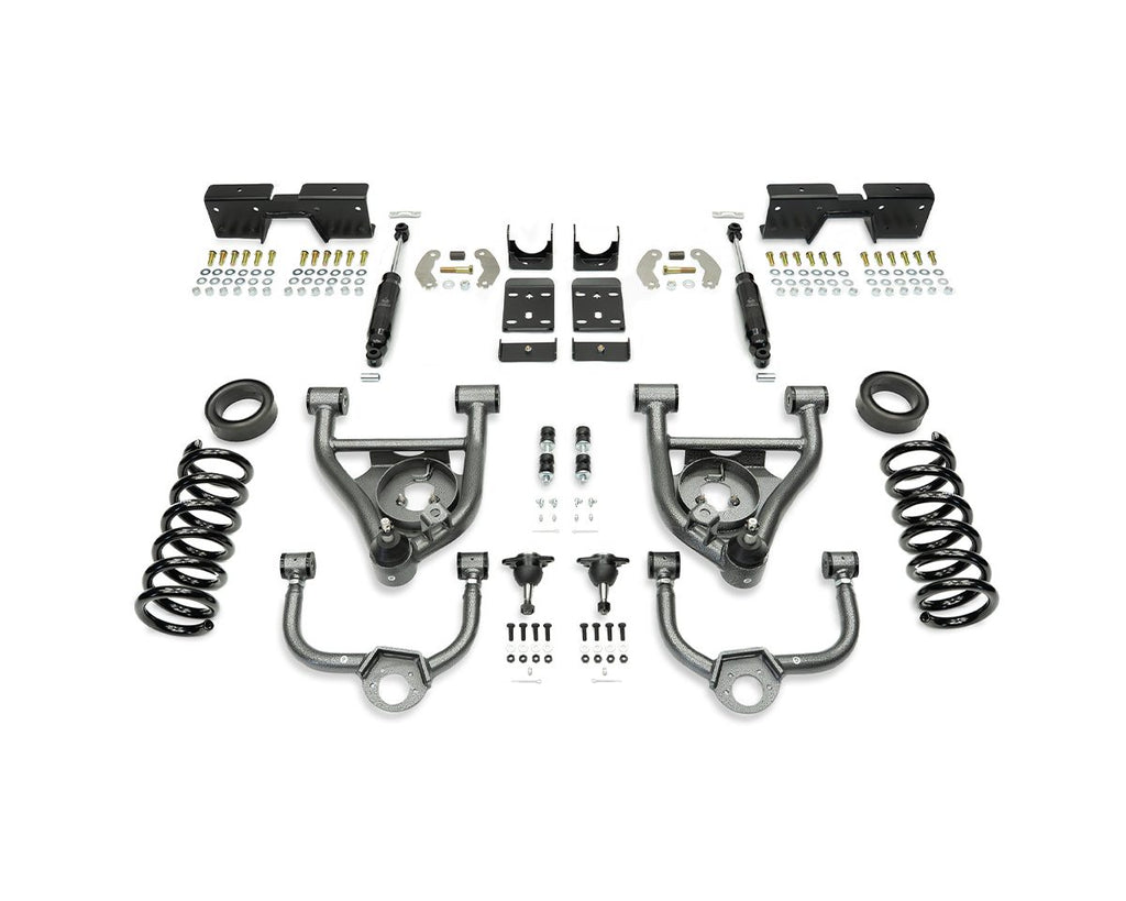 1988-1998 C1500 4/6 LOWERING KIT W/ BOLT ON C-NOTCH by IHC Suspension