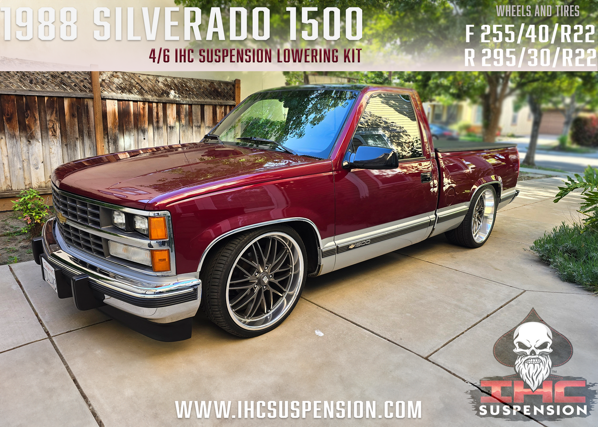 1988-1998 C1500 4/6 LOWERING KIT W/ WELD ON NOTCH by IHC Suspension – product detail 12