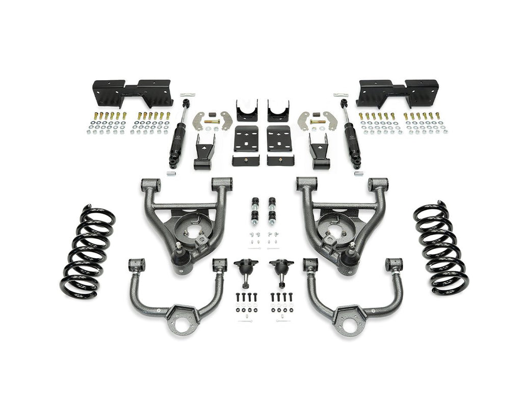 1988-1998 C1500 5/7 LOWERING KIT W/ BOLT ON C-NOTCH by IHC Suspension