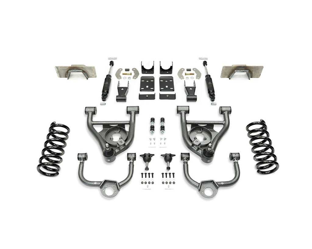 1988-1998 C1500 5/7 LOWERING KIT W/ WELD ON C-NOTCH by IHC Suspension