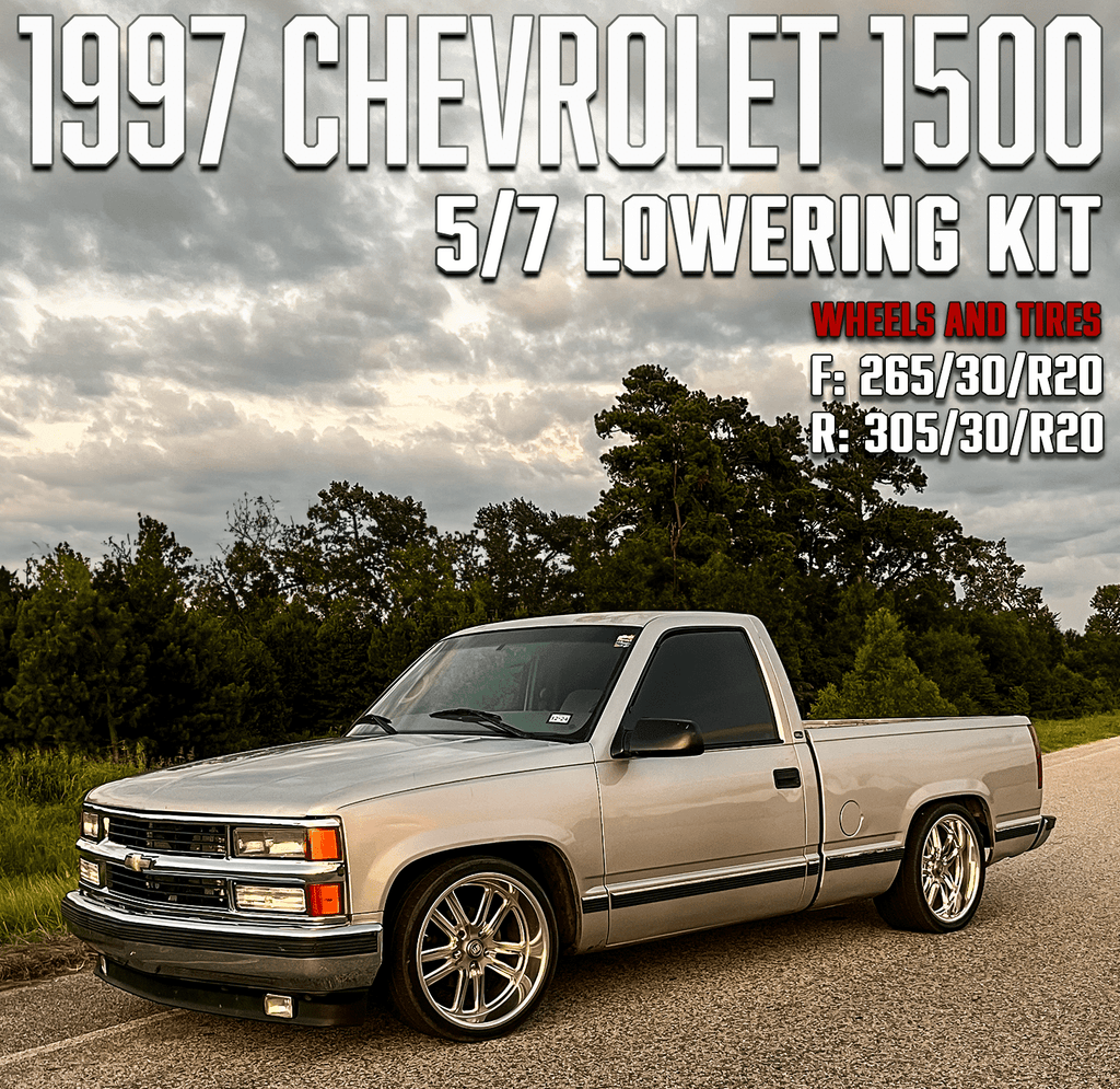 1988-1998 C1500 5/7 LOWERING KIT W/ WELD ON C-NOTCH by IHC Suspension – product detail 10