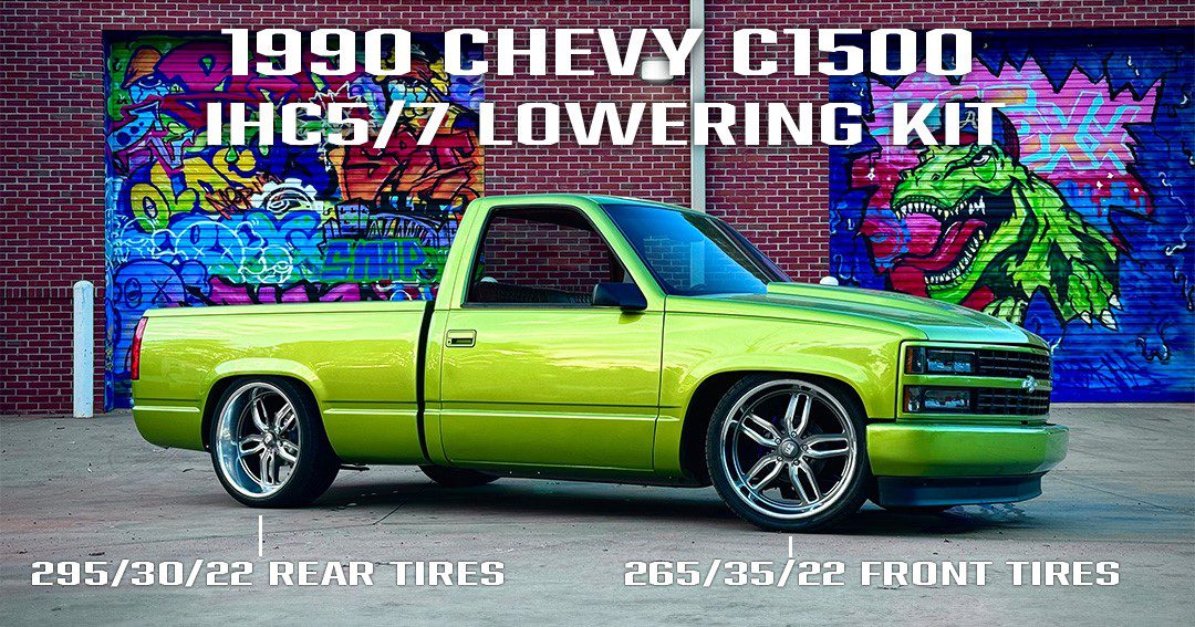 1988-1998 C1500 5/7 LOWERING KIT W/ WELD ON C-NOTCH by IHC Suspension – product detail 11