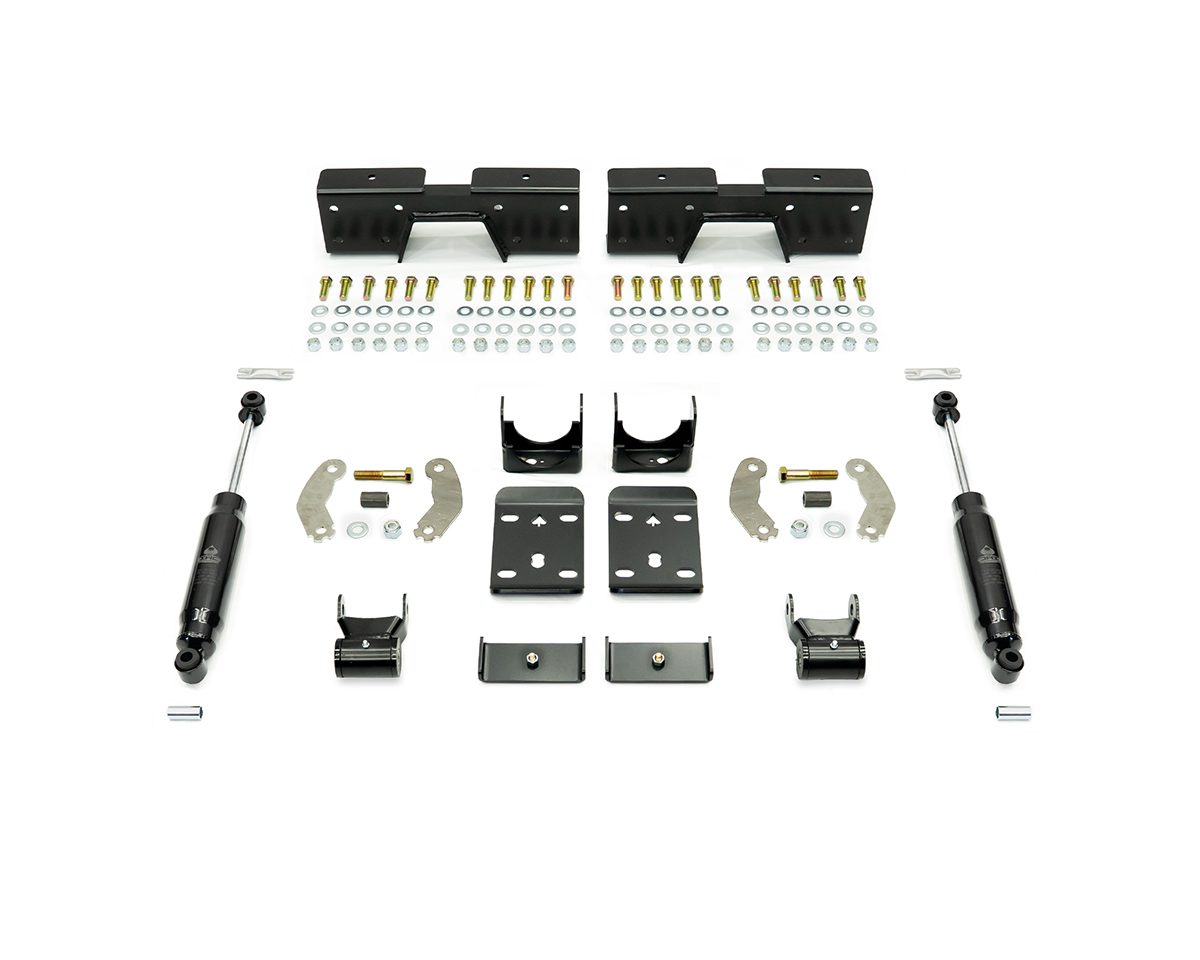 1988-1998 C1500 5″ REAR LOWERING KIT W/ BOLT ON C-NOTCH by IHC Suspension