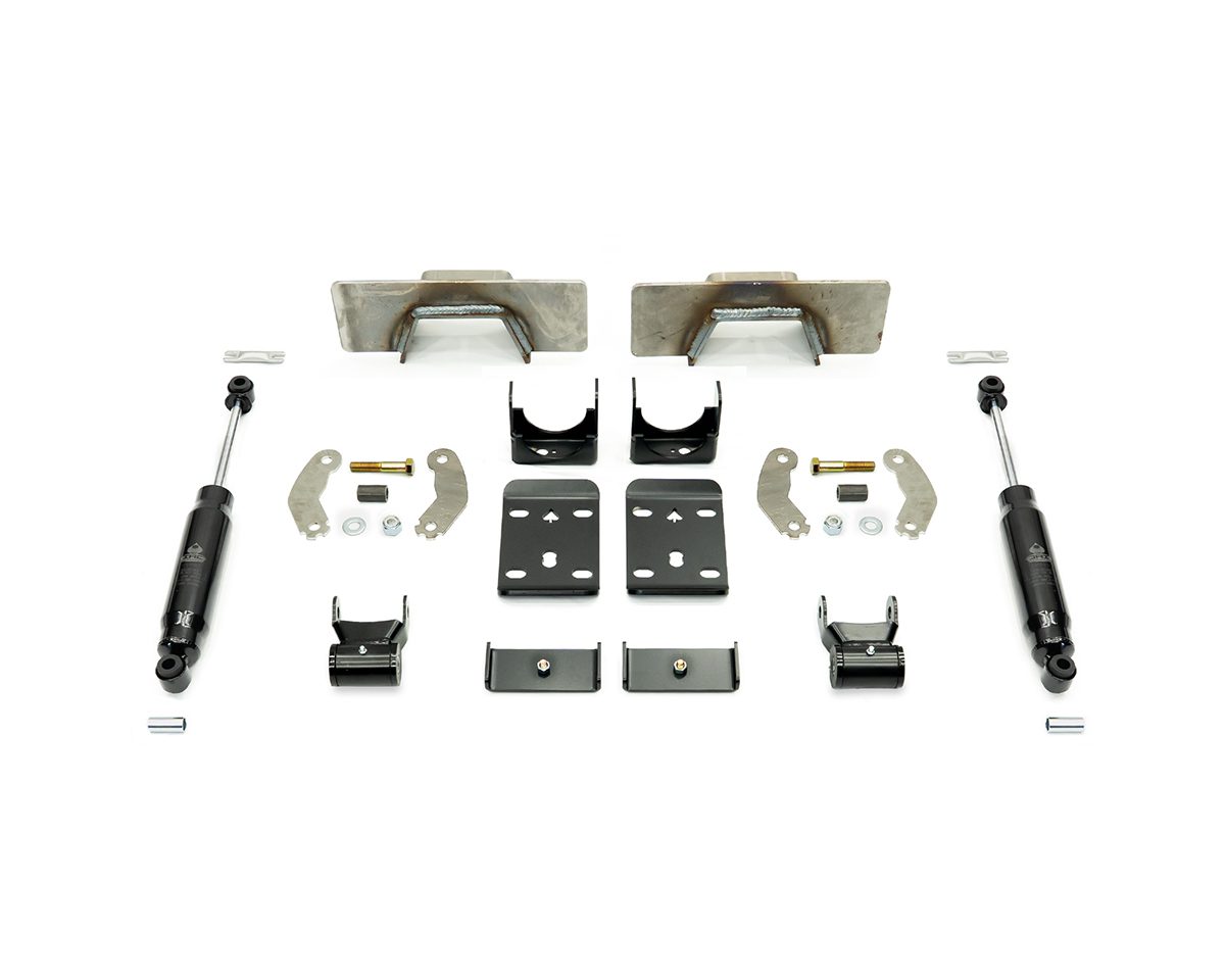 1988-1998 C1500 5″ REAR LOWERING KIT W/ WELD ON C-NOTCH by IHC Suspension