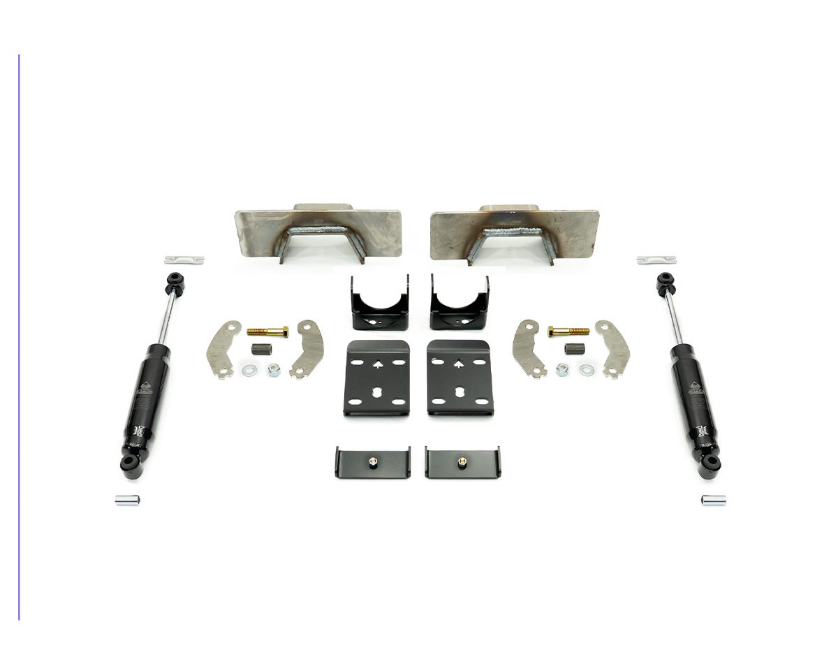 1988-1998 C1500 6″ REAR LOWERING KIT W/ WELD ON C-NOTCH by IHC Suspension