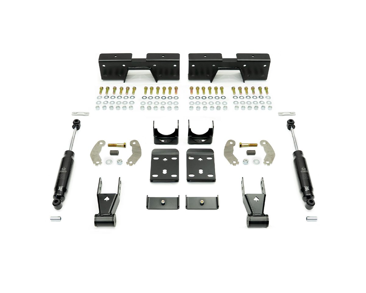 1988-1998 C1500 7″ REAR LOWERING KIT W/ BOLT ON C-NOTCH by IHC Suspension
