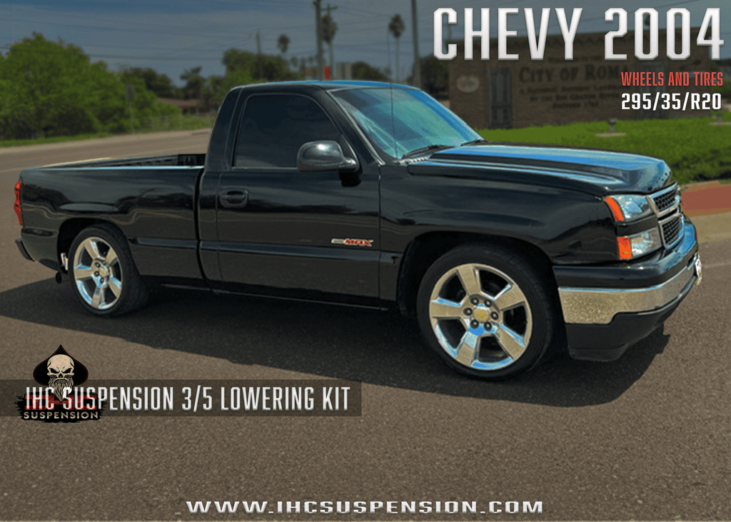 1999-2006 (2007 Classic) GM 4WD 3/5 LOWERING KIT W/ BOLT ON C-NOTCH by IHC Suspension – product detail 7