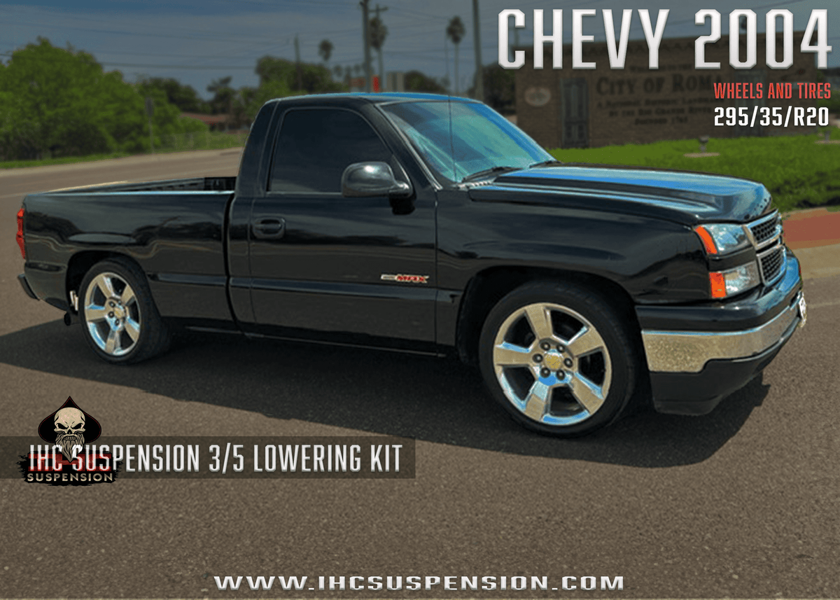 1999-2006 (2007 Classic) GM 4WD 3/5 LOWERING KIT W/ BOLT ON C-NOTCH by IHC Suspension – product detail 7