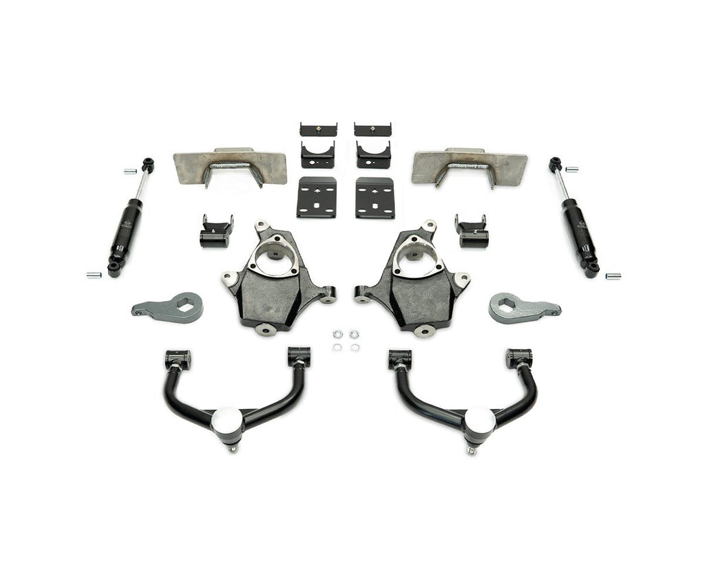1999-2006 (2007 Classic) GM 4WD 3/5 LOWERING KIT W/ WELD ON C-NOTCH by IHC Suspension