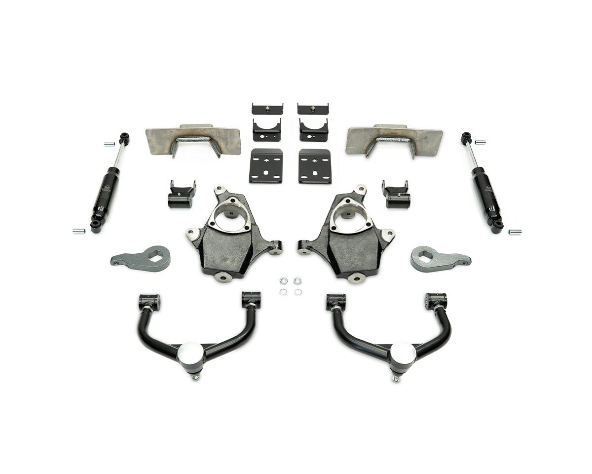 1999-2006 (2007 Classic) GM 4WD 3/5 LOWERING KIT W/ WELD ON C-NOTCH by IHC Suspension