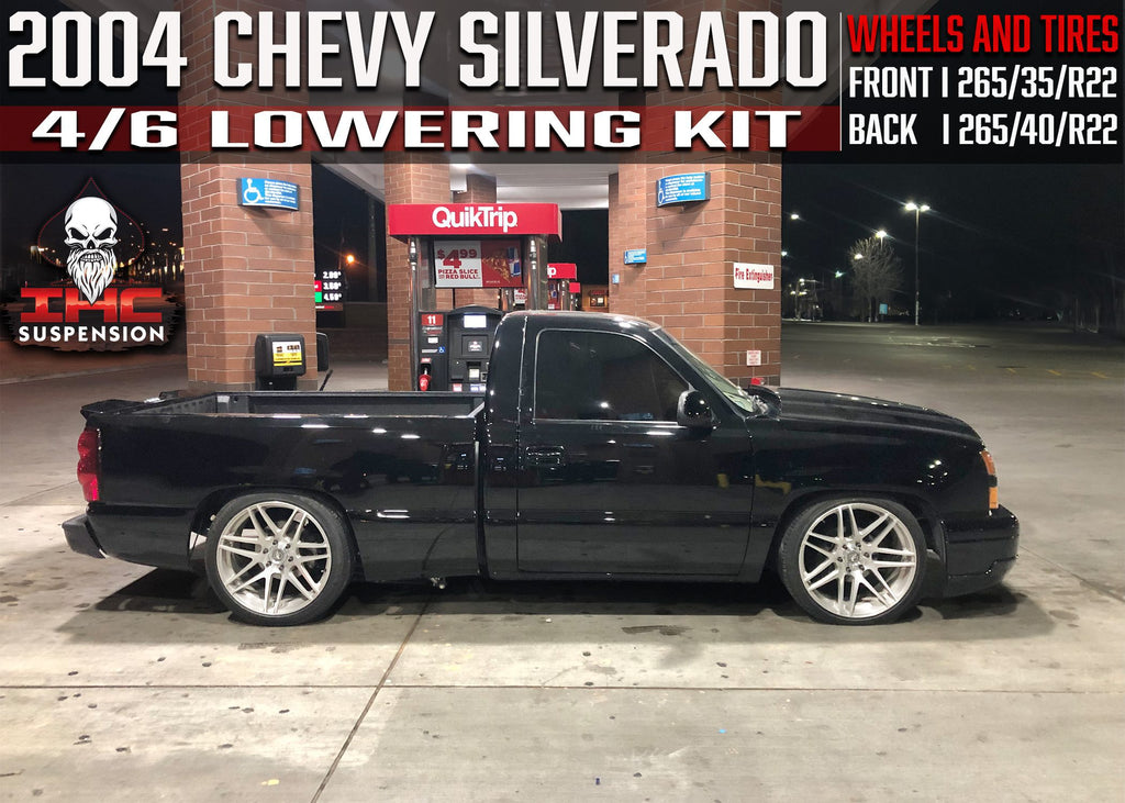 1999-2006 (2007 CLASSIC) GM 2WD 4/6 LOWERING KIT W/ WELD ON C-NOTCH by IHC Suspension – product detail 8