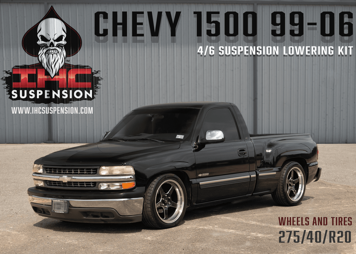 1999-2006 (2007 CLASSIC) GM 2WD 4/6 LOWERING KIT W/ WELD ON C-NOTCH by IHC Suspension – product detail 9