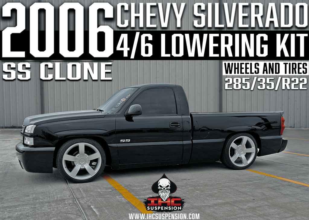 1999-2006 (2007 CLASSIC) GM 2WD 4/6 LOWERING KIT W/ WELD ON C-NOTCH by IHC Suspension – product detail 10