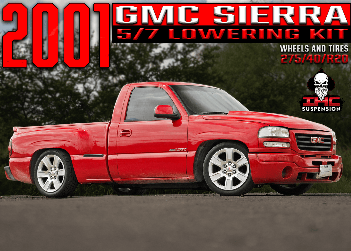1999-2006 (2007 CLASSIC) GM 2WD 5/7 LOWERING KIT W/ BOLT ON C-NOTCH by IHC Suspension – product detail 7