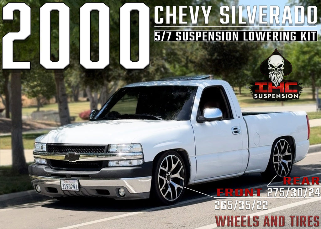 1999-2006 (2007 CLASSIC) GM 2WD 5/7 LOWERING KIT W/ WELD ON C-NOTCH by IHC Suspension – product detail 11