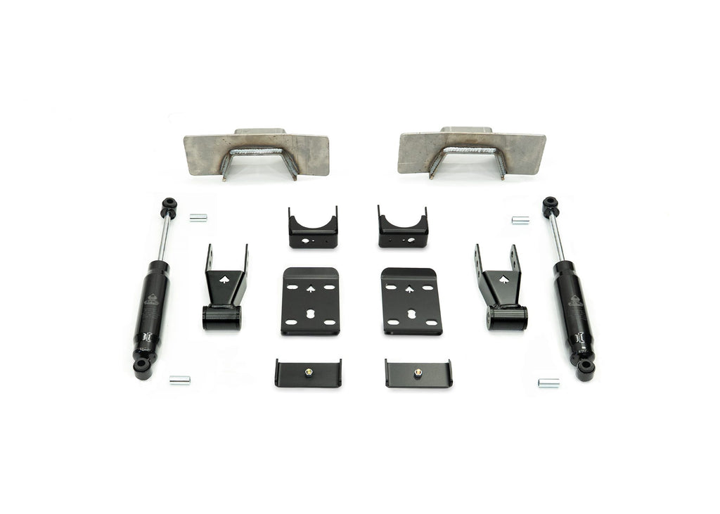 1999-2006 (2007 CLASSIC) GM 7″ REAR LOWERING KIT W/ WELD ON C-NOTCH by IHC Suspension