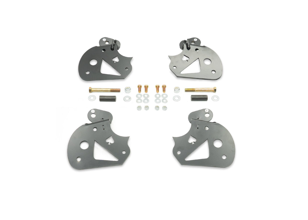 2009-2018 RAM 1500 4 Link Relocation Brackets (CUT KIT) by IHC Suspension